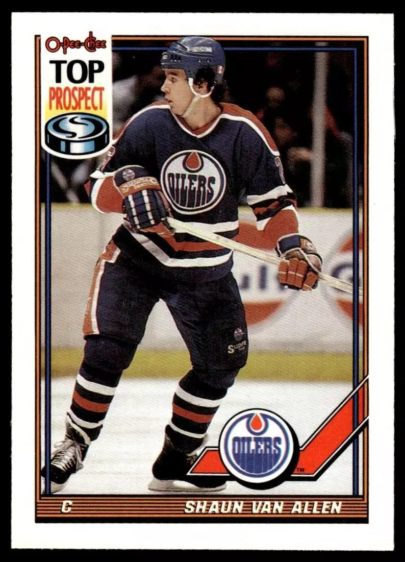 1991-92 O-Pee-Chee #414 Shaun Van Allen RC