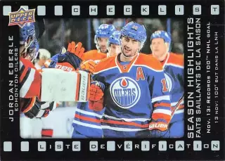 2015-16 Upper Deck Tim Hortons Season Highlights #SH2 Jordan Eberle
