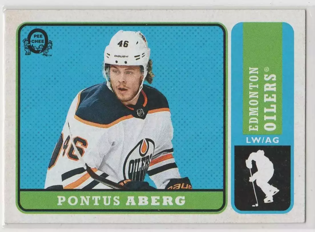 2018-19 O-Pee-Chee Retro #73 Pontus Aberg \ Traktor Chelyabinsk \ Barys Astana