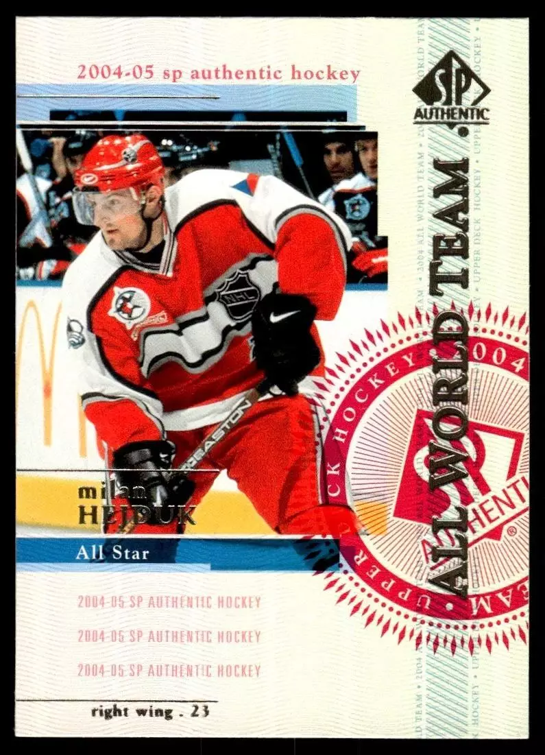 2004-05 SP Authentic #109 Milan Hejduk AW