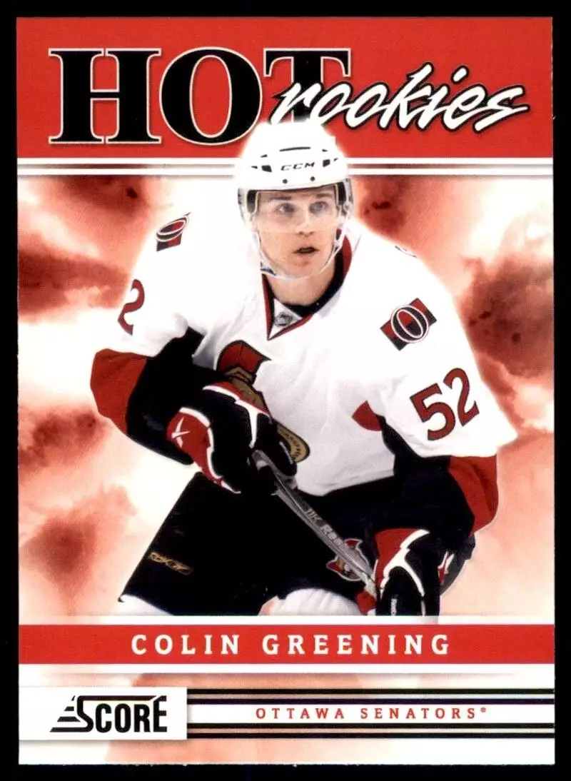 2011-12 Score #523 Colin Greening HR RC