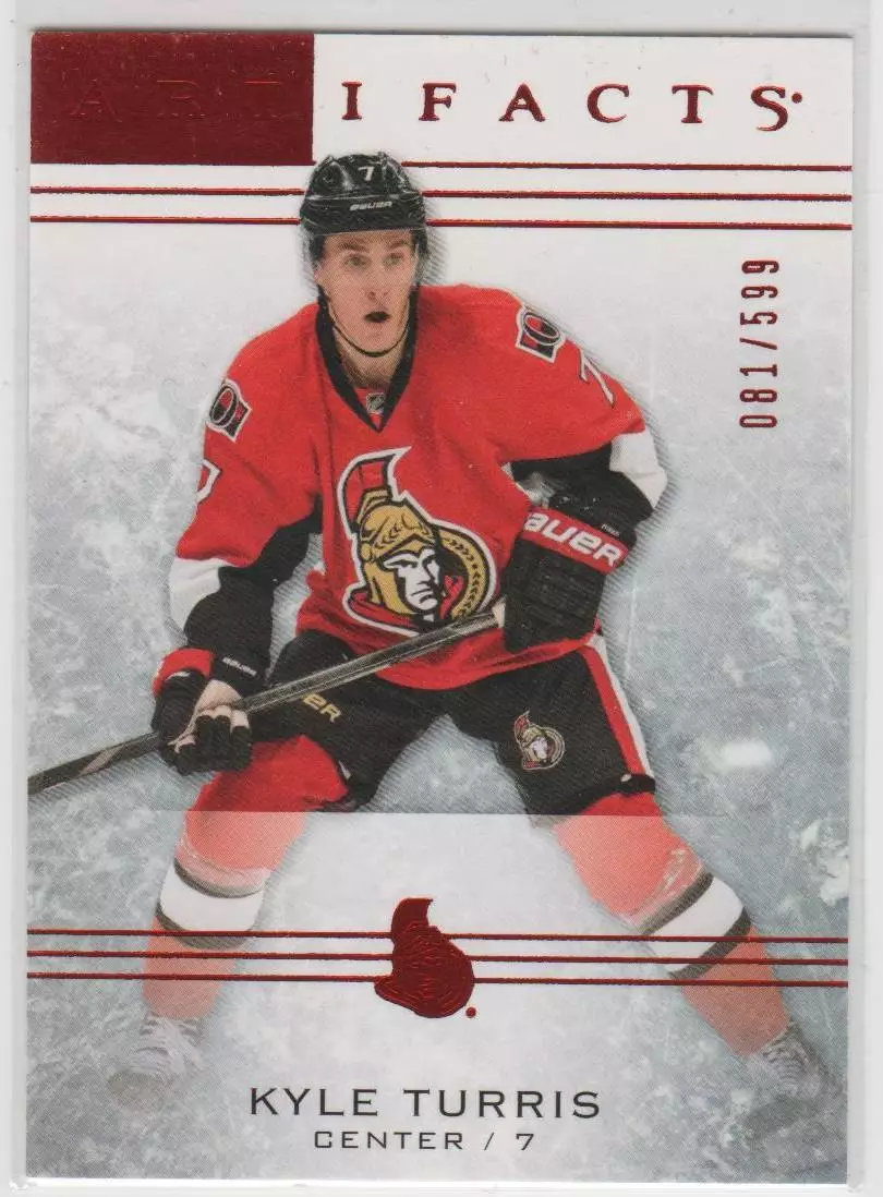 2014-15 Artifacts Ruby #4 Kyle Turris 081\599
