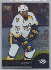 2017-18 Upper Deck Tim Hortons #76 P.K. Subban