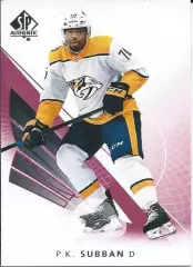 2017-18 SP Authentic #14 P.K. Subban