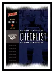 2000-01 Upper Deck Victory #126 David Legwand CL