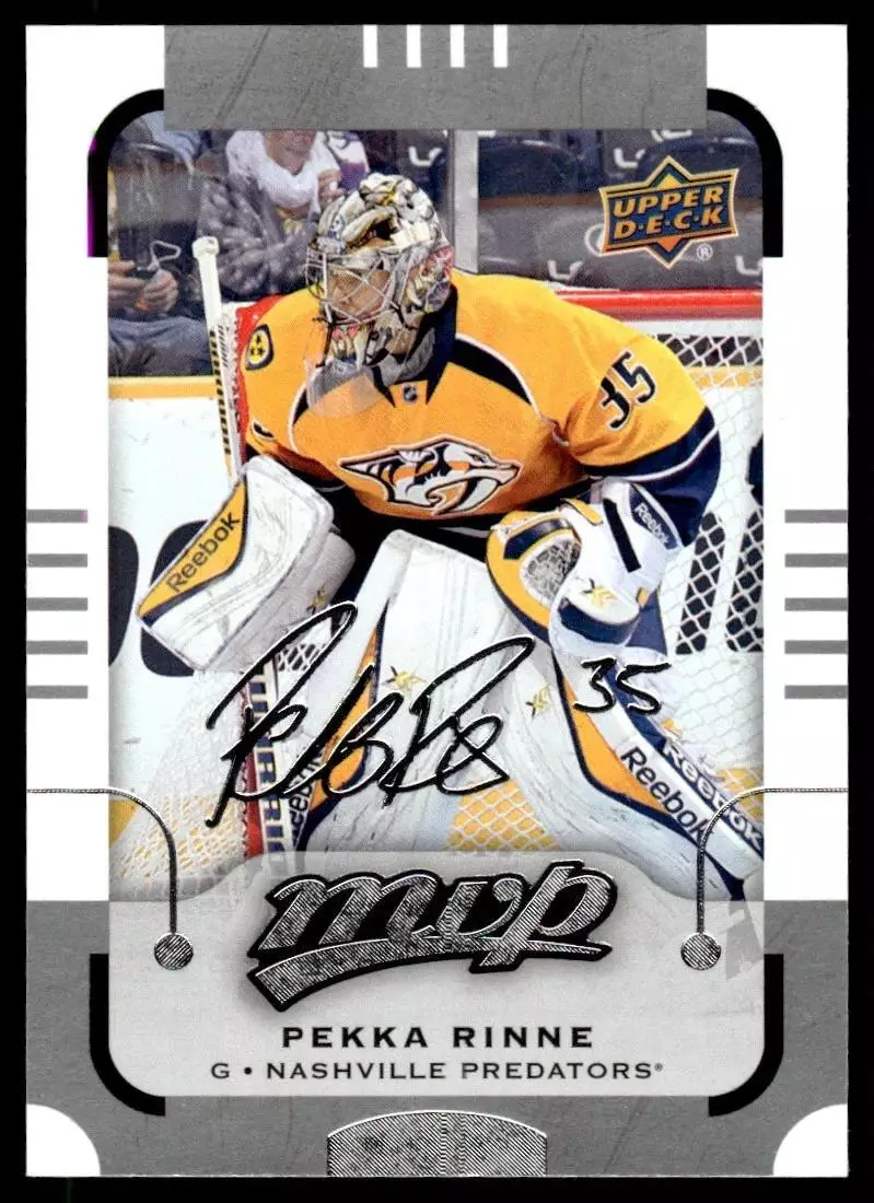 2015-16 Upper Deck MVP Silver Script #135 Pekka Rinne