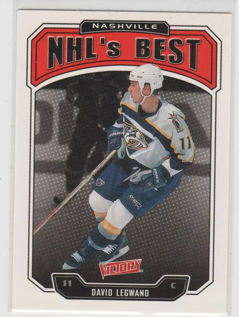 2000-01 Upper Deck Victory #308 David Legwand NB