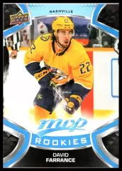 2021-22 Upper Deck MVP #230 David Farrance SP RC \ Sibir Novosibirsk