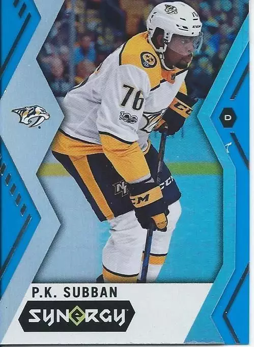2017-18 Synergy Blue #5 P.K. Subban