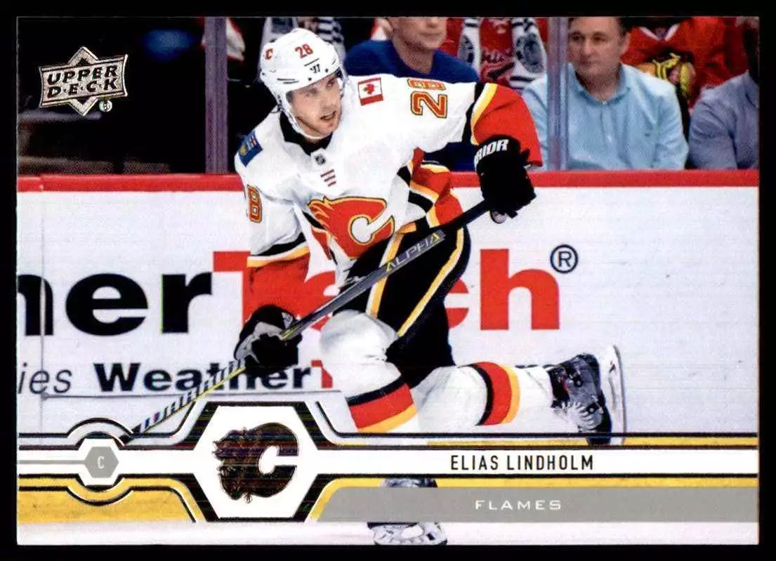 2019-20 Upper Deck #183 Elias Lindholm