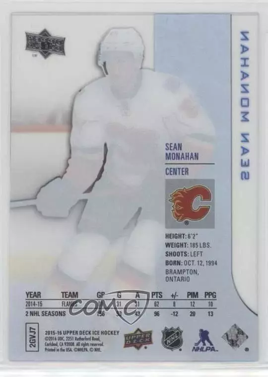 2015-16 Upper Deck Ice #51 Sean Monahan 1