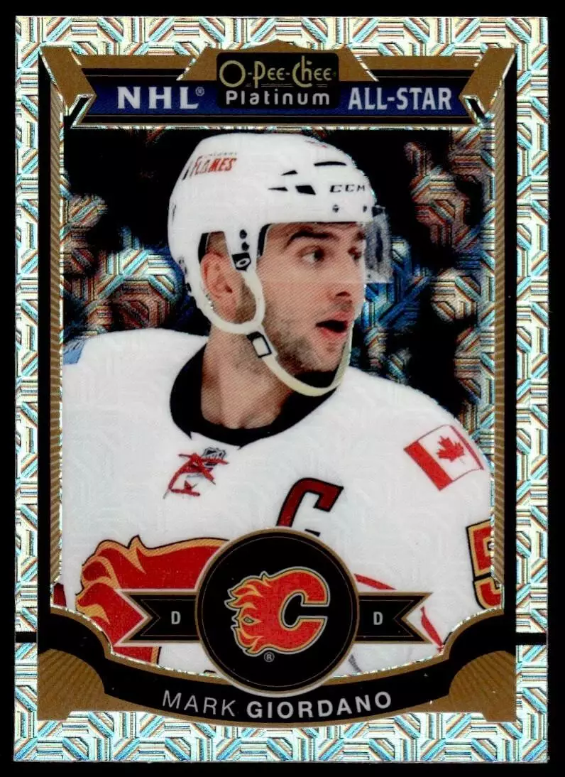 2015-16 O-Pee-Chee Platinum Traxx #107 Mark Giordano