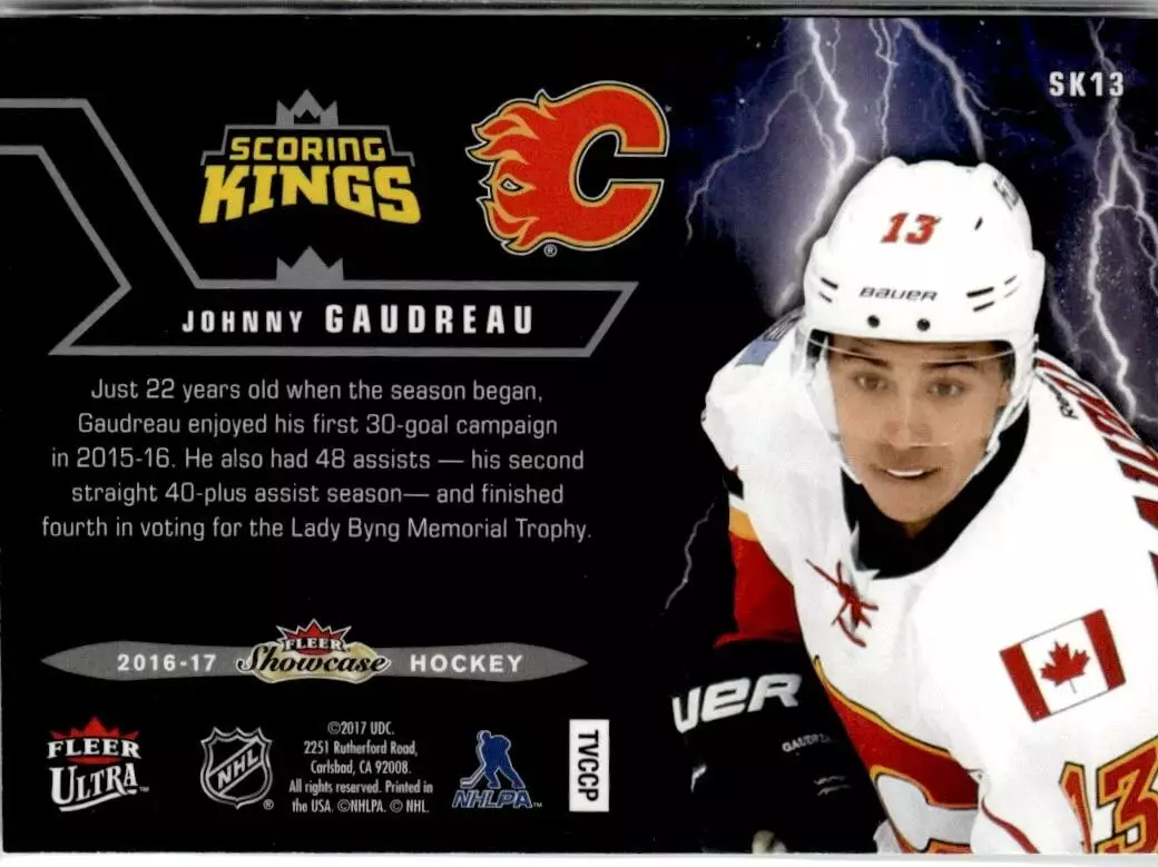 2016-17 Fleer Showcase Ultra Scoring Kings #SK13 Johnny Gaudreau 1