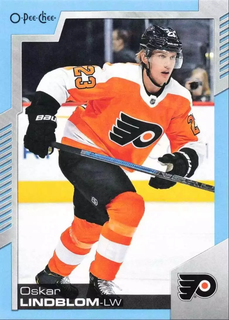2020-21 O-Pee-Chee Blue #249 Oskar Lindblom