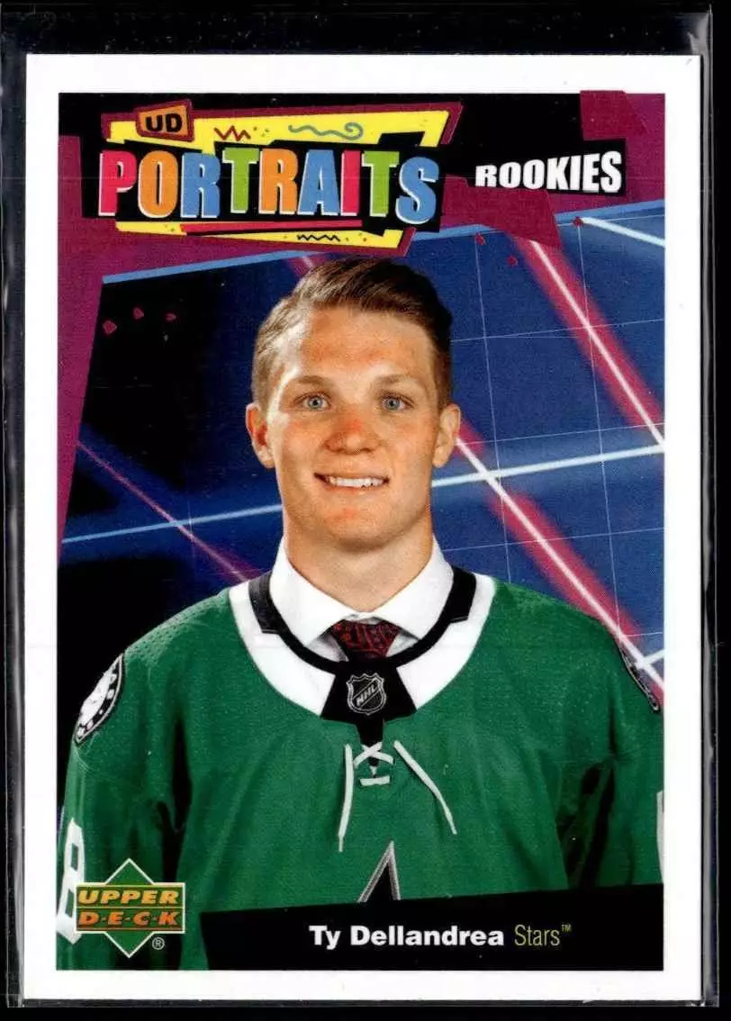 2020-21 Upper Deck UD Portraits #P55 Ty Dellandrea
