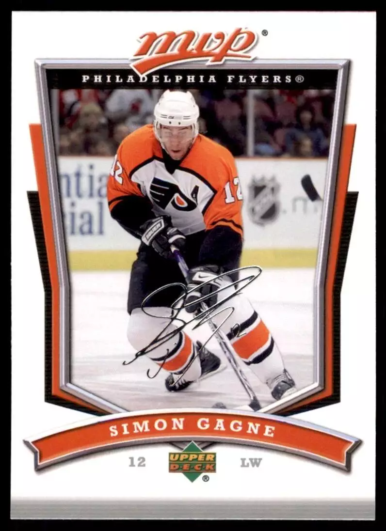 2007-08 Upper Deck MVP #122 Simon Gagne