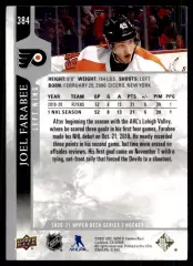 2020-21 Upper Deck #384 Joel Farabee