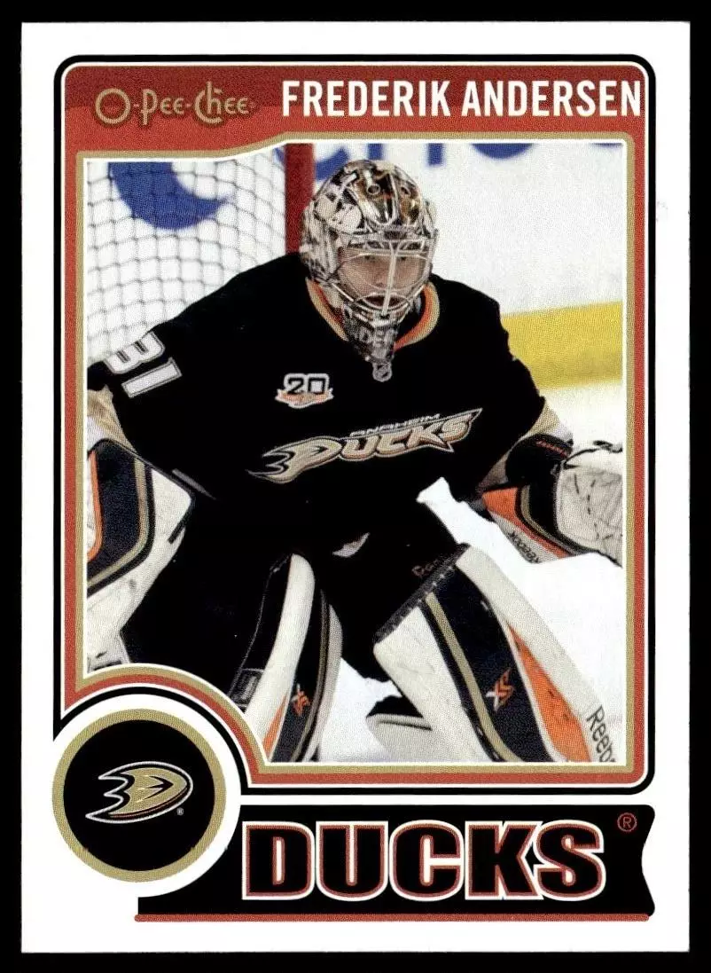2014-15 O-Pee-Chee #57 Frederik Andersen