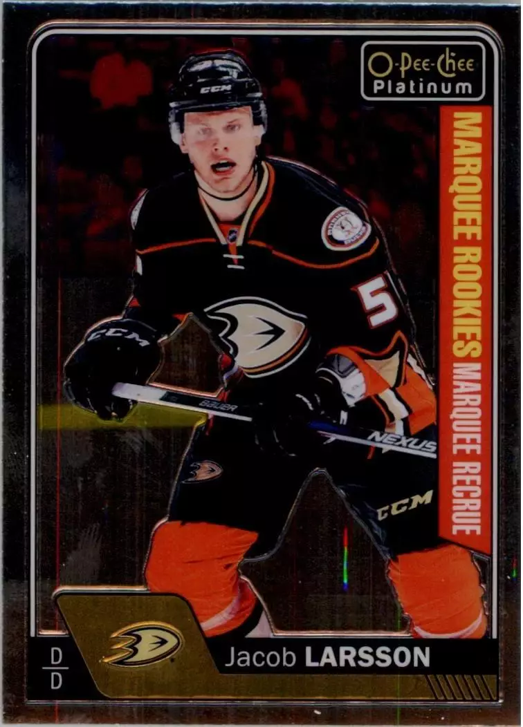 2016-17 O-Pee-Chee Platinum #169 Jacob Larsson RC