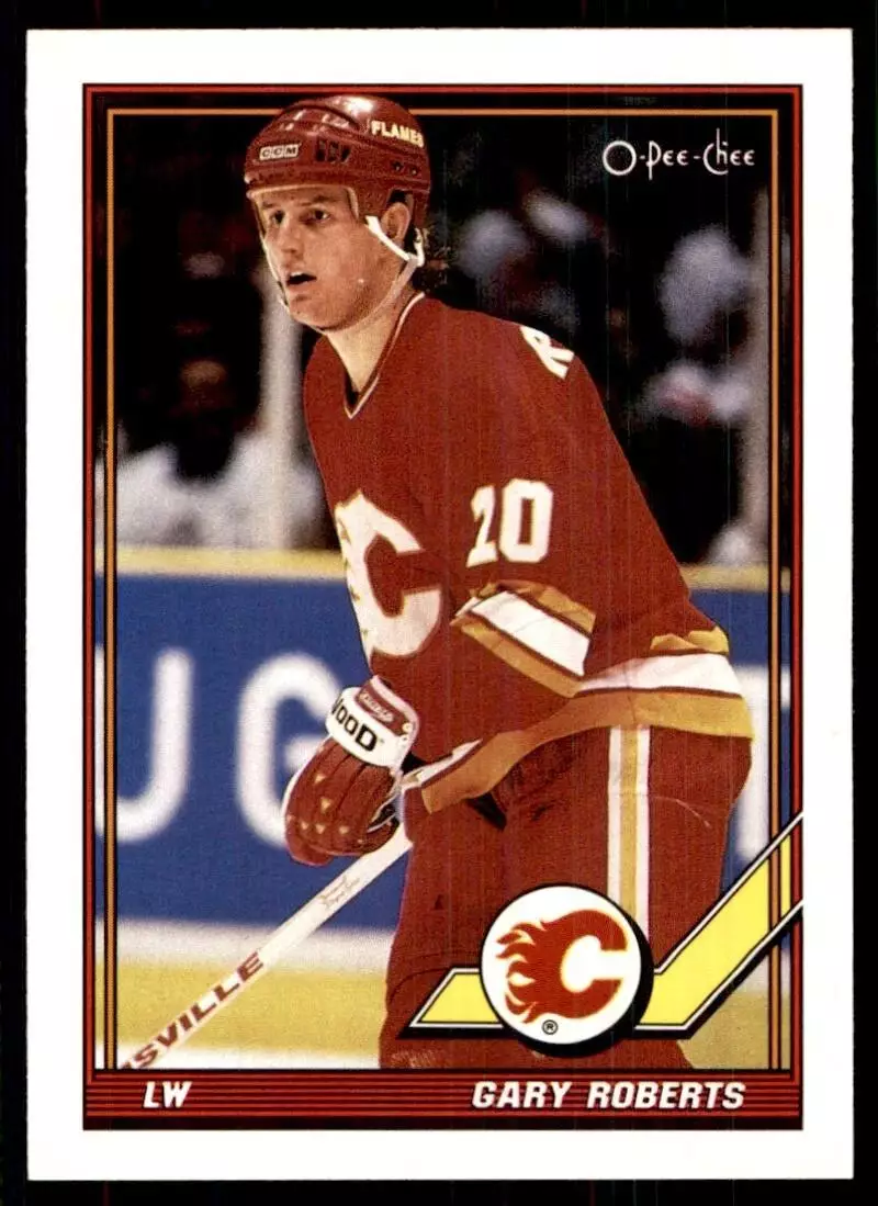 1991-92 O-Pee-Chee #320 Gary Roberts