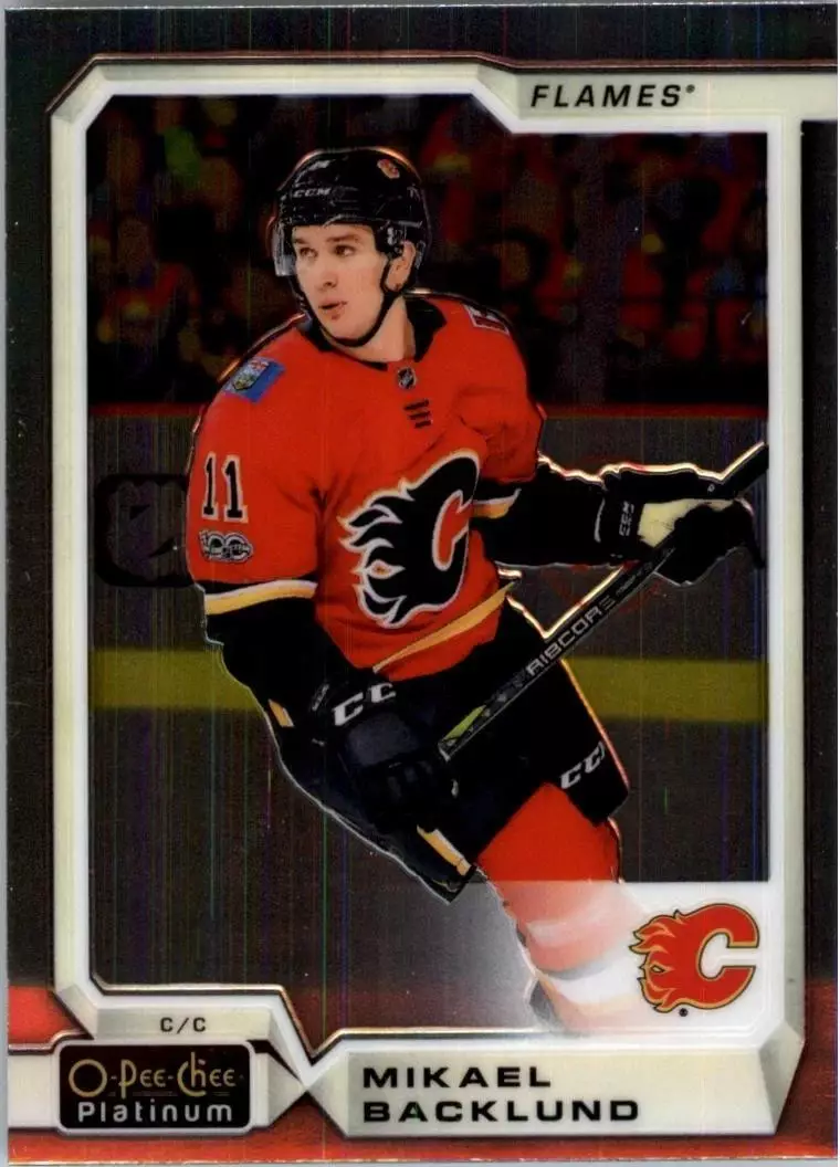 2018-19 O-Pee-Chee Platinum #119 Mikael Backlund