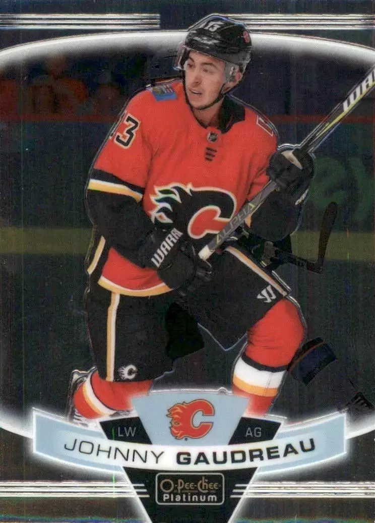 2019-20 O-Pee-Chee Platinum #135 Johnny Gaudreau
