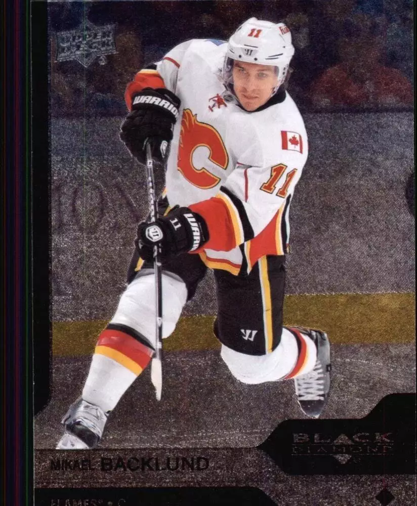 2013-14 Black Diamond #17 Mikael Backlund