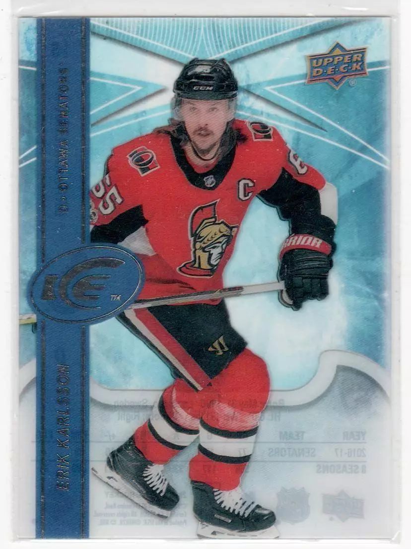 2017-18 Upper Deck Ice #16 Erik Karlsson