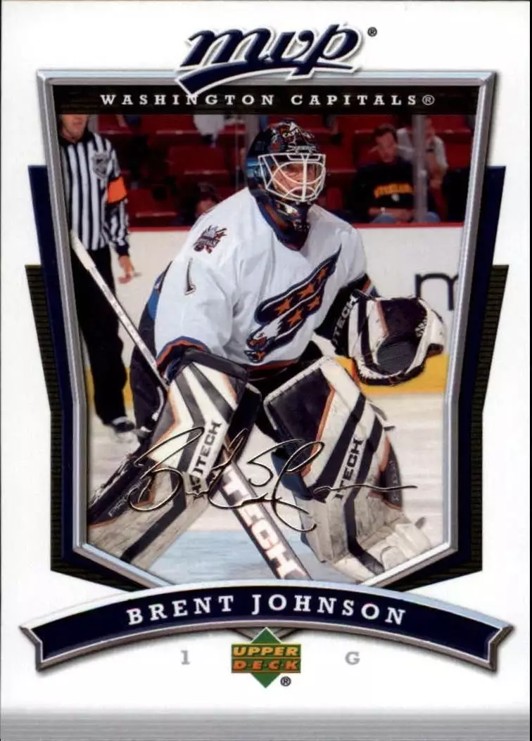2007-08 Upper Deck MVP #75 Brent Johnson