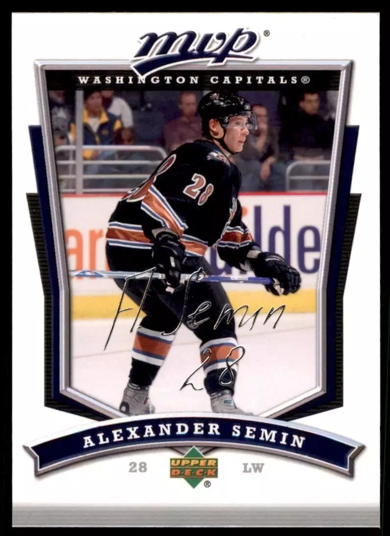 2007-08 Upper Deck MVP #80 Alexander Semin