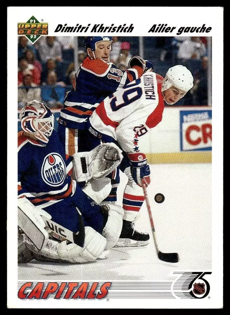 1991-92 Upper Deck French #157 Dmitri Khristich
