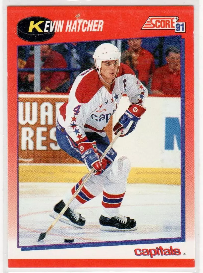1991-92 Score Canadian Bilingual #20 Kevin Hatcher