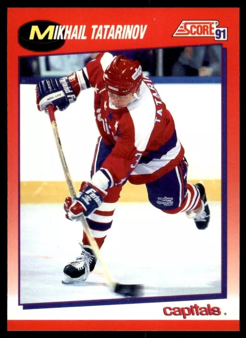 1991-92 Score Canadian Bilingual #37 Mikhail Tatarinov