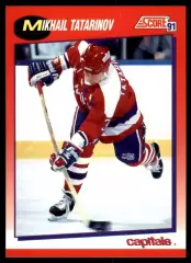 1991-92 Score Canadian Bilingual #37 Mikhail Tatarinov