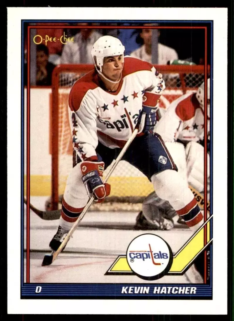 1991-92 O-Pee-Chee#310 Kevin Hatcher