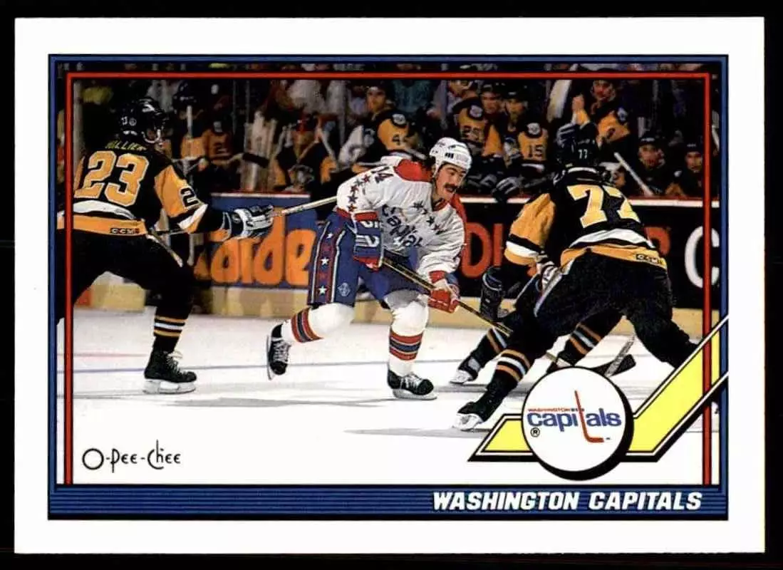 1991-92 O-Pee-Chee#384 Washington Capitals