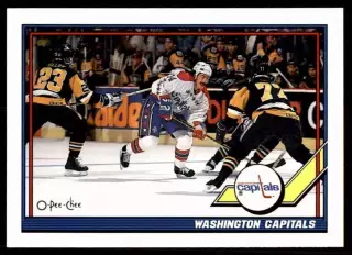 1991-92 O-Pee-Chee#384 Washington Capitals
