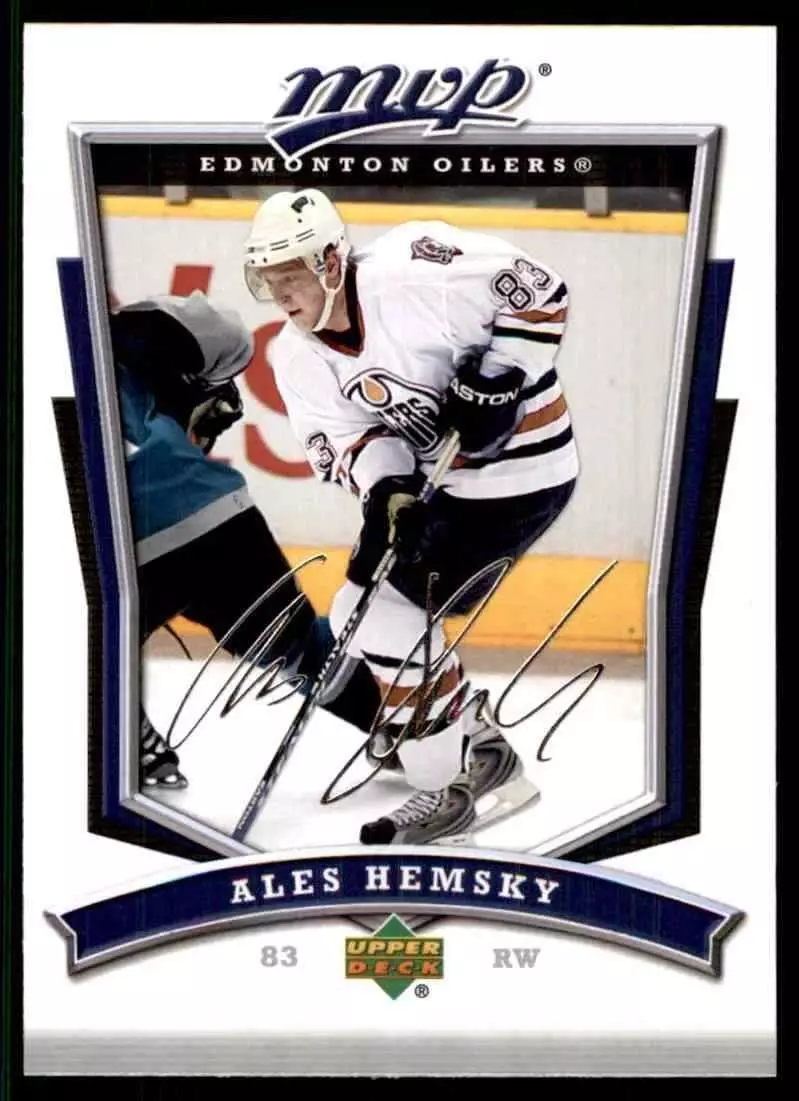 2007-08 Upper Deck MVP #190 Ales Hemsky