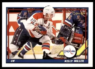 1991-92 O-Pee-Chee #342 Kelly Miller
