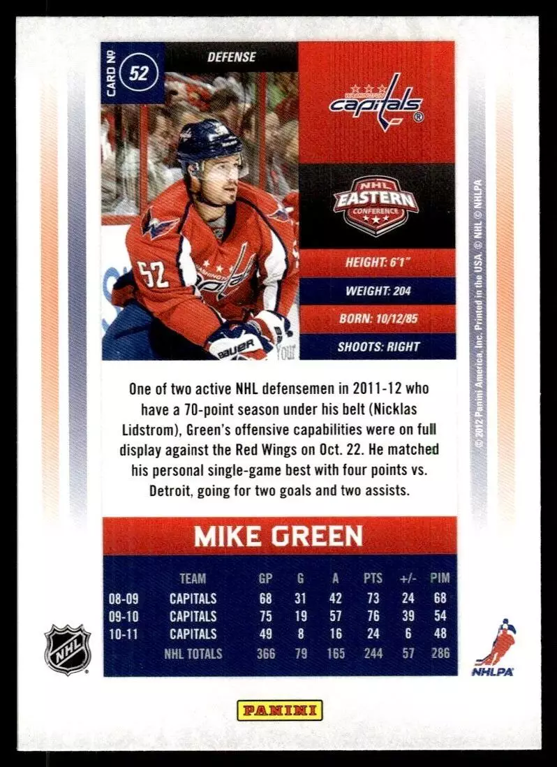 2011-12 Panini Contenders #52 Mike Green 1
