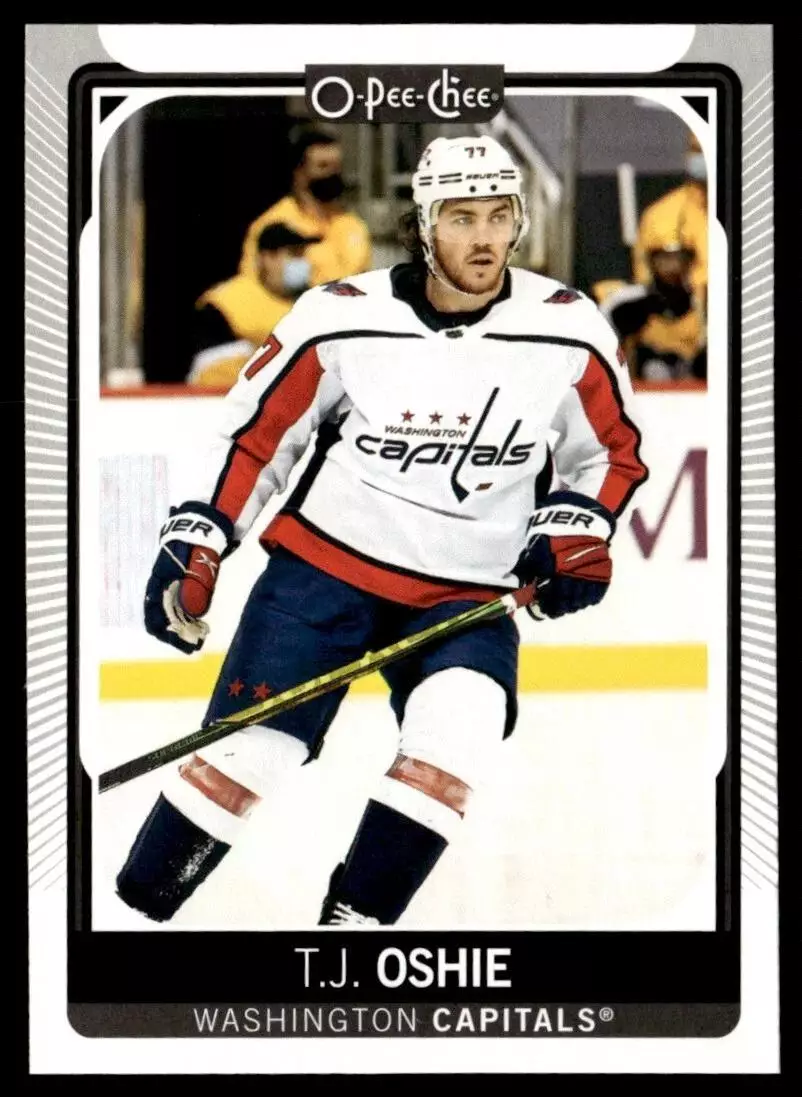 2021-22 O-Pee-Chee #458 T.J. Oshie
