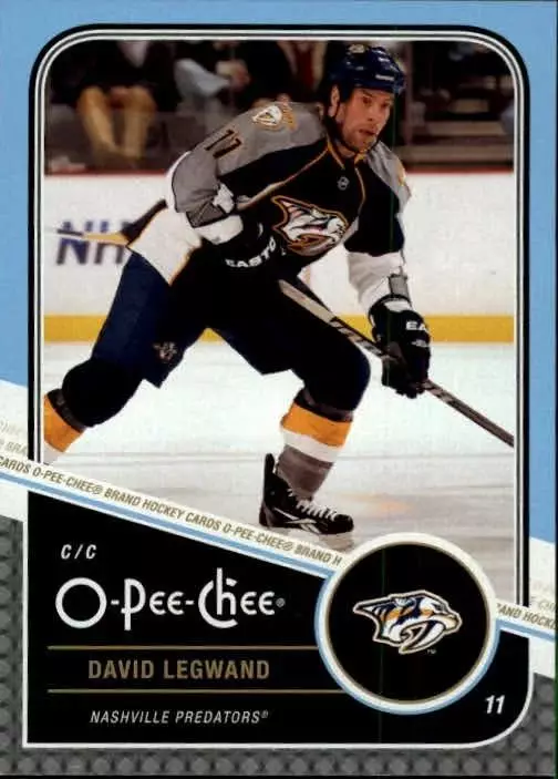 2011-12 O-Pee-Chee #460 David Legwand
