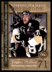 2008-09 Upper Deck Biography of a Season #BS29 Evgeni Malkin