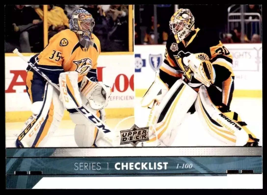 2017-18 Upper Deck #199 Pekka Rinne/Matt Murray