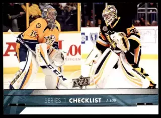 2017-18 Upper Deck #199 Pekka Rinne/Matt Murray