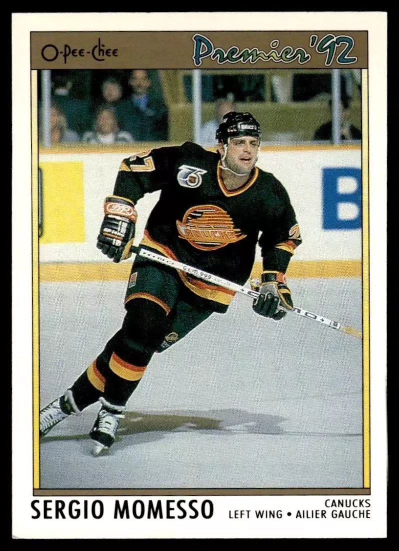 1991-92 O-Pee-Chee Premier #55 Sergio Momesso