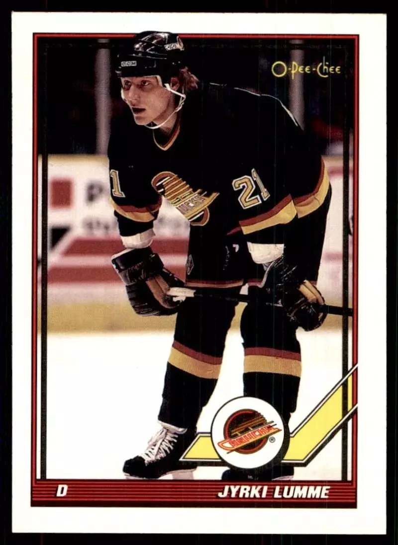 1991-92 O-Pee-Chee #419 Jyrki Lumme