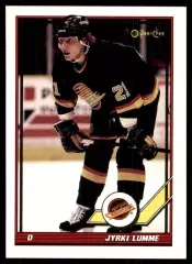 1991-92 O-Pee-Chee #419 Jyrki Lumme