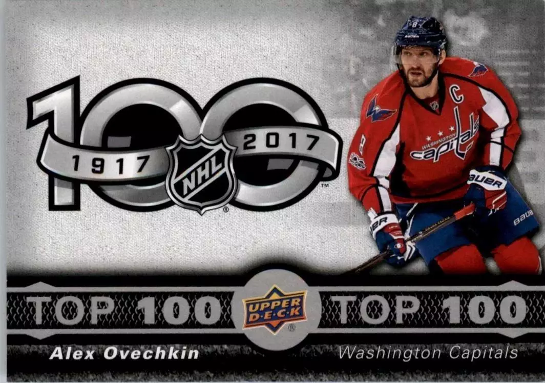 2017-18 Upper Deck Tim Hortons Top 100 #TOP3 Alex Ovechkin