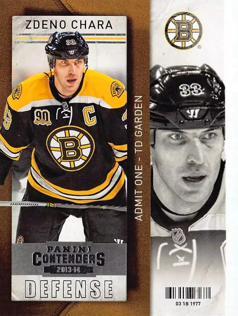 2013-14 Panini Contenders #30 Zdeno Chara